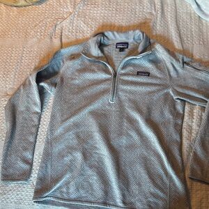 Patagonia Women’s Light Blue Zip-Up Sweater